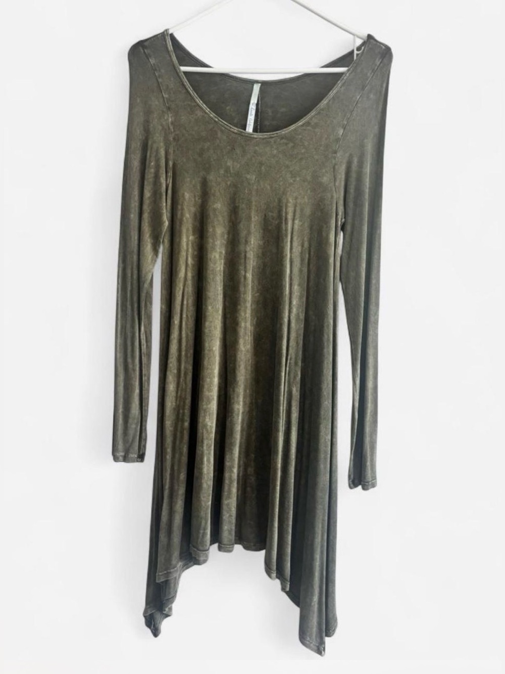 Lani California Green Acid Wash Dress